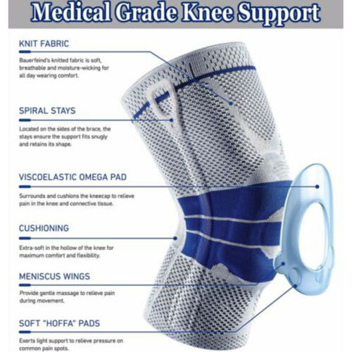 Silicone Knee Support Brace